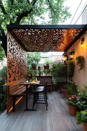 Garden CNC Pergola Shade