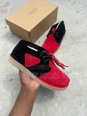 Clarks Bankrobber Black Red