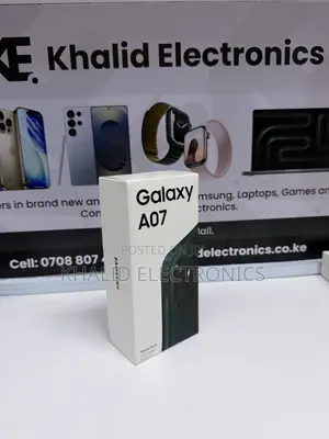 New Samsung Galaxy A07 128 GB Black
