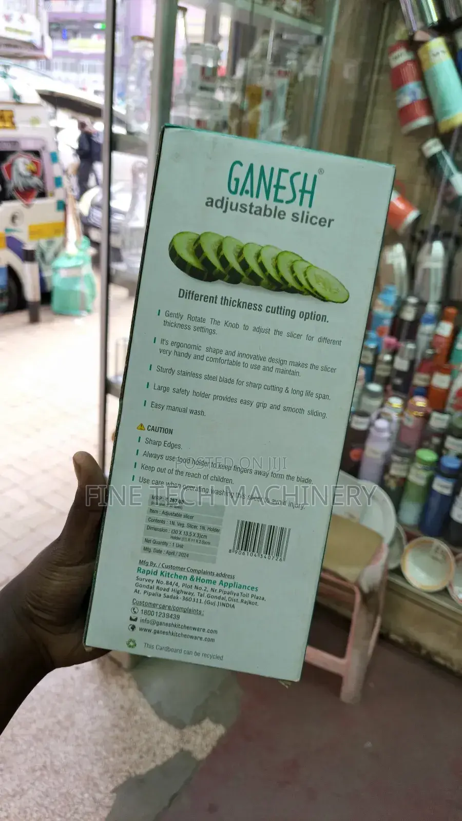 Ganesh Adjustable Plastic Slicer