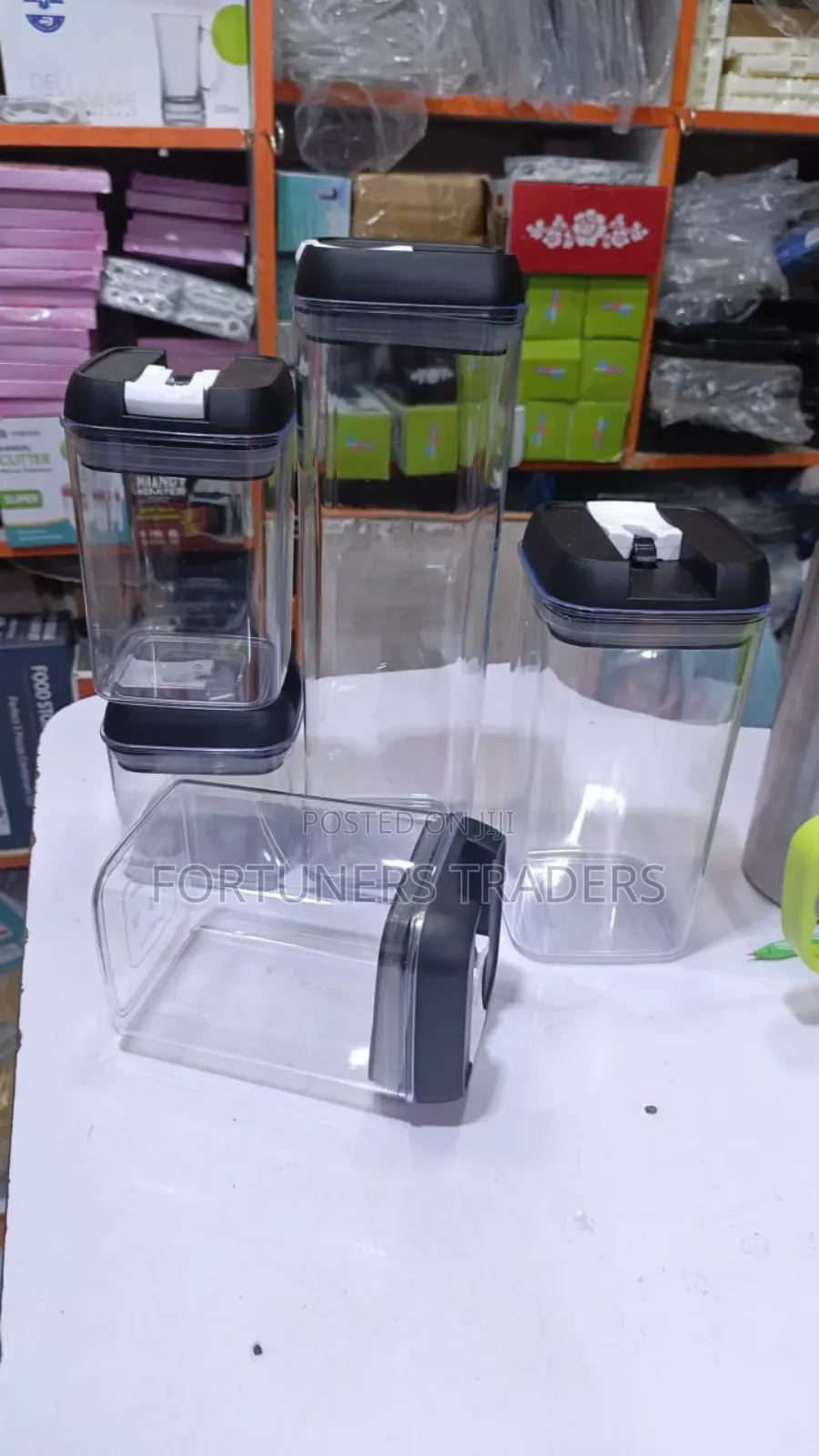 5 PCS Acrylic Containers