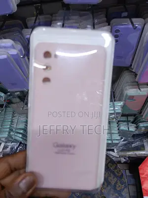 Amin Liquid Galaxy S20 Fe Case With Cloth Lining -Rose Pink