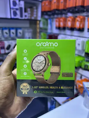 Oraimo Watch Muse – 1.32" Amoled Smartwatch With Free Straps Osw-Ban