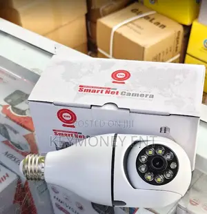 Rotating V380 Pro Single Lens Wifi Bulb PTZ 2way Audio