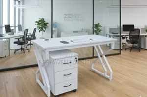 Metallic Desk Modern Office Table