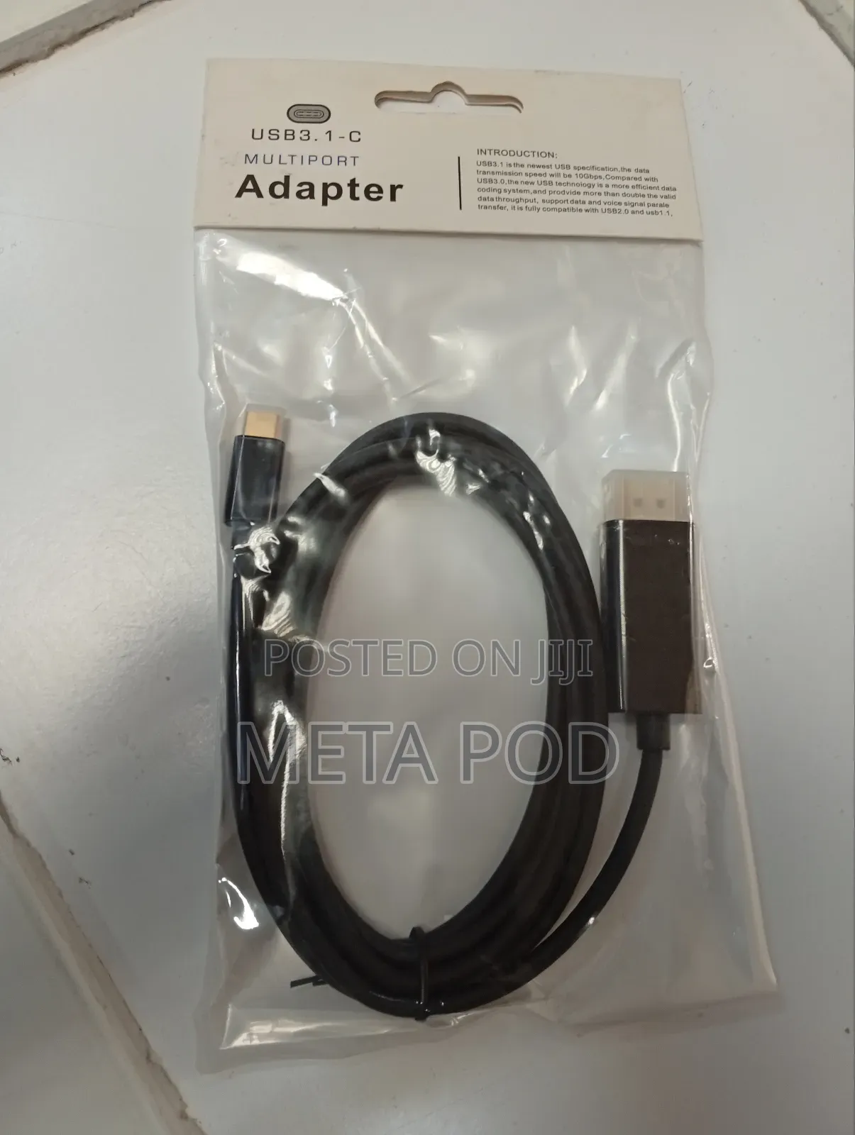 Type C to Display Port Cable