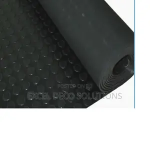 Coin Pattern Rubber Flooring for Garage, Lift and Indoor Floor Areas