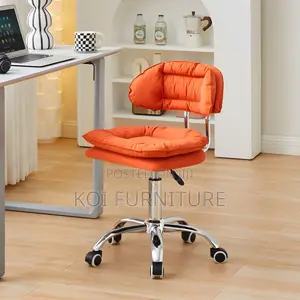 Barstool; Upholstred Home Office Leather Barstool With Backrest