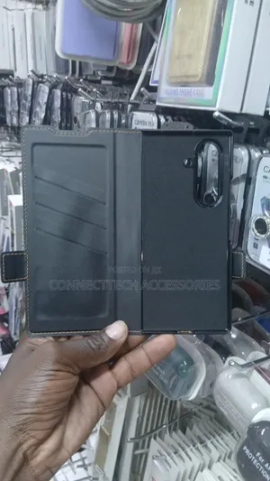 Samsung Z Fold 7 Leather Flip Case