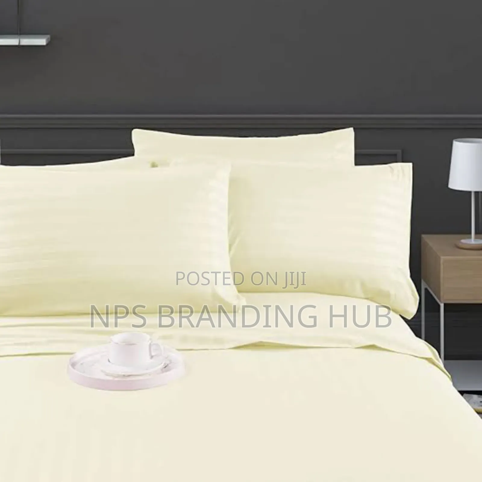 Striped Cotton Bedsheets Set Fit Sizes: 4*6/5*6/6*6 Sk