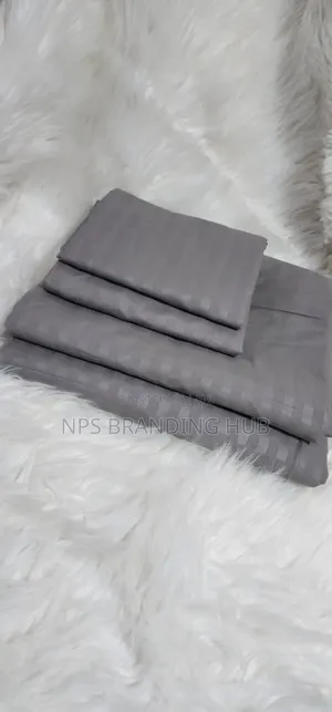 Striped Cotton Bedsheets Set Fit Sizes: 4*6/5*6/6*6 Sk