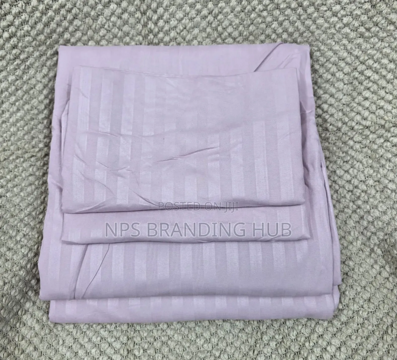 Striped Cotton Bedsheets Set Fit Sizes: 4*6/5*6/6*6 Sk