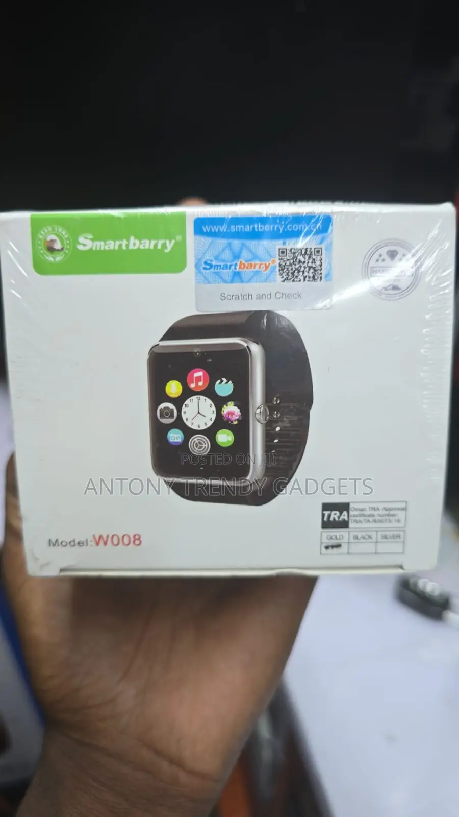 W008 Smartwatch Bluetooth Compatible With Android Ios