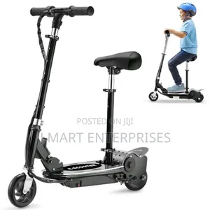 Foldable Electric Scooter With a Seat for Kids 4-12 Years