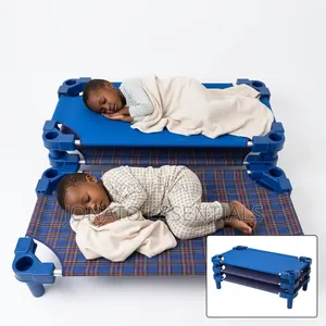 Stackable Kids Daycare Nap Cots Baby Sleep School Beds