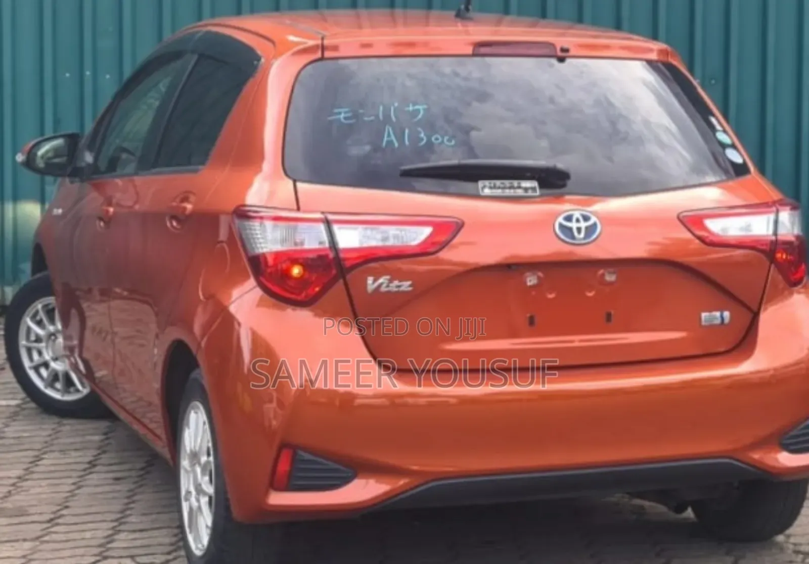 Toyota Vitz 2017 Orange