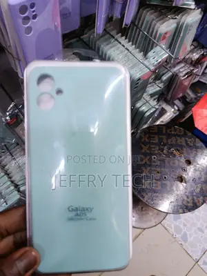 Nadi Samsung Galaxy A05 Liquid Silicone Case With Cloth Lining-Seafoam