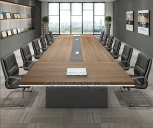 Executive Rectangular Based Boardroom Table (4.2m)