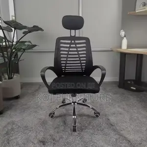 Office Chair; Adjustable Home Office Mesh Black Chair