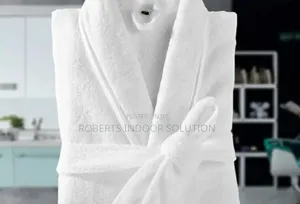 Unisex Cotton Bathrobes – White Colored