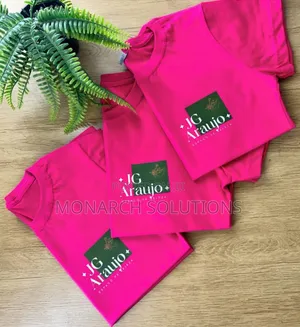 Hot Pink Tshirts or Orange With Custom Logo