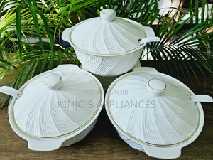 3 Pieces Ceramic Serving Bowls
 Comes With Serving Spoons