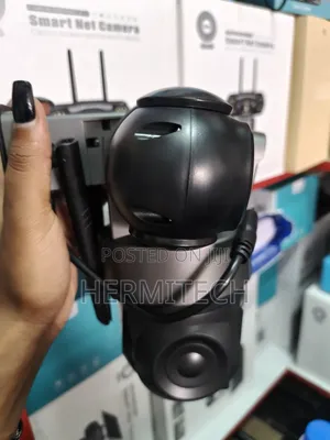 Three Lens Eternal 4g Ethernet Cable PTZ Cam Auto Tracking