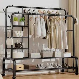 Portabl Double Rode Garment Rack