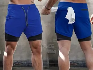 Mens Gym Shorts With Phone Pocket Towel Loop