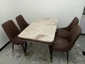 Stylish Modern Luxury Dining Set – Elegant Rectangular Table