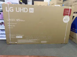 Lg 65 Inch Uhd Ai Smart Tv Ua80 Hdr10 Webos25 2025 (65ua80006lc