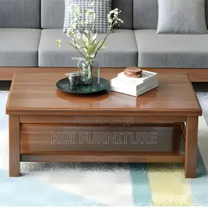 Coffe Table; Mahogany Executive Living Room Home Office Coffee Table