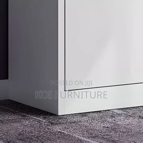 Office Cabinet; Durable Steel Executive Cabinet With Two Doors