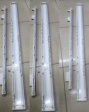 Pearl White Aluminium Curtain Tracks for Modern Living