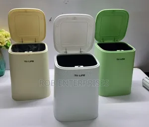 10 LTRS Automatic Plastic Trash Dustbin