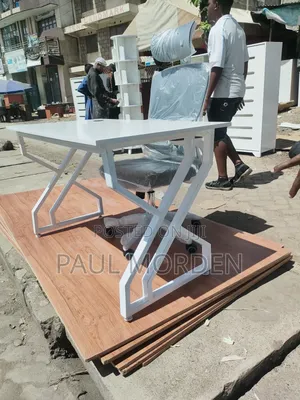 Durable Double Steel Frame Working Desk