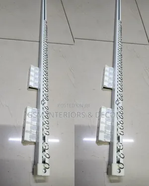 High Standard Aluminium Curtain Rails Non Benable