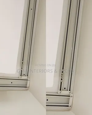 Aluminium Double Curtain Rails for Curved Windows With Accessories