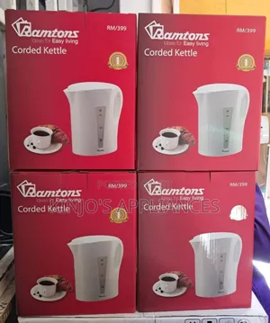Ramtons Corded Electric Kettle (Model Rm/399) 1.7-Liter