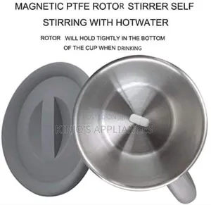 Aaa Battery Powered 380ml Stainless Steel Magnetic Stirring Cup