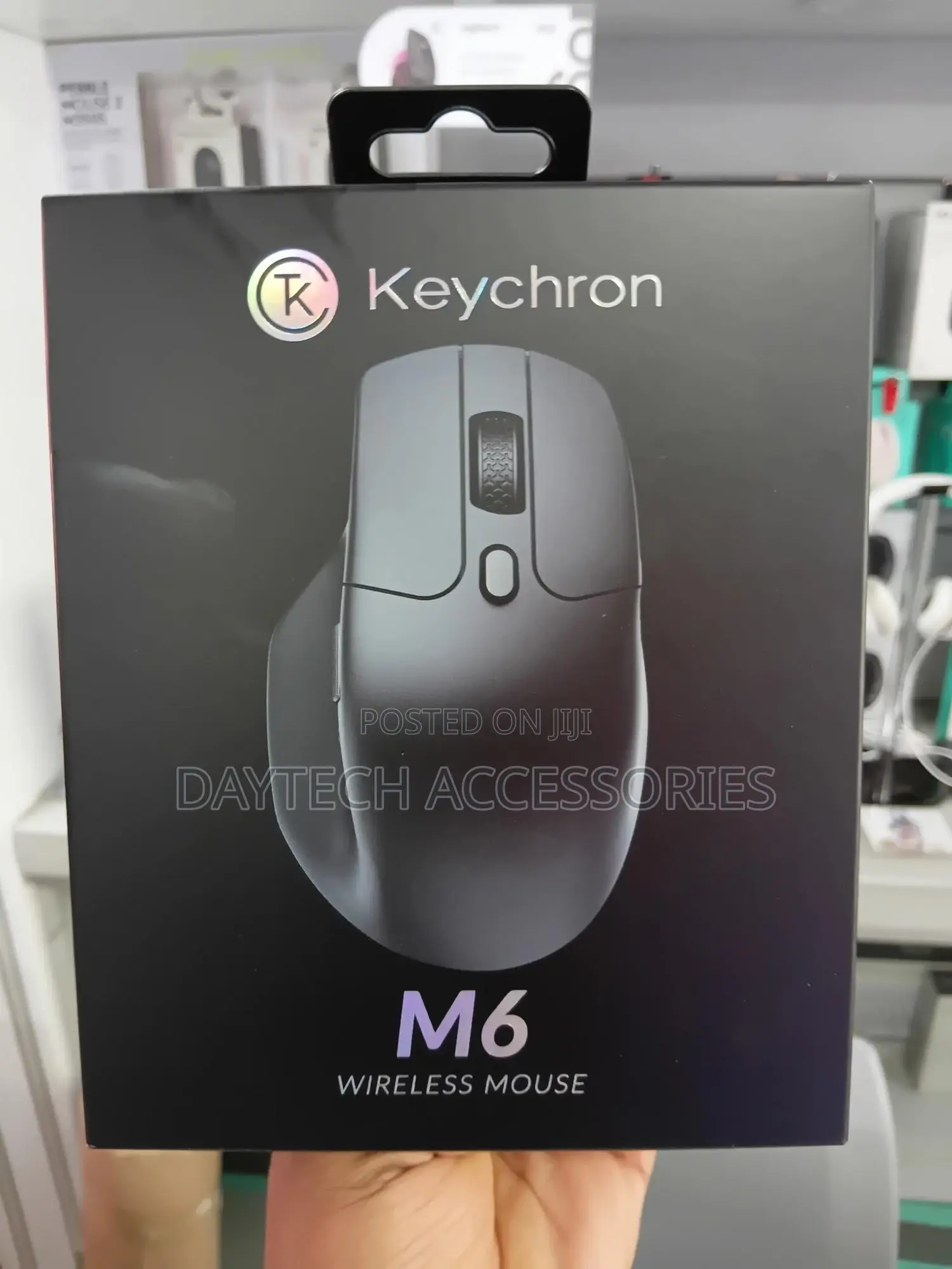 Keychron M6 Wireless Optical Mouse 2.4ghz Bluetooth - Black