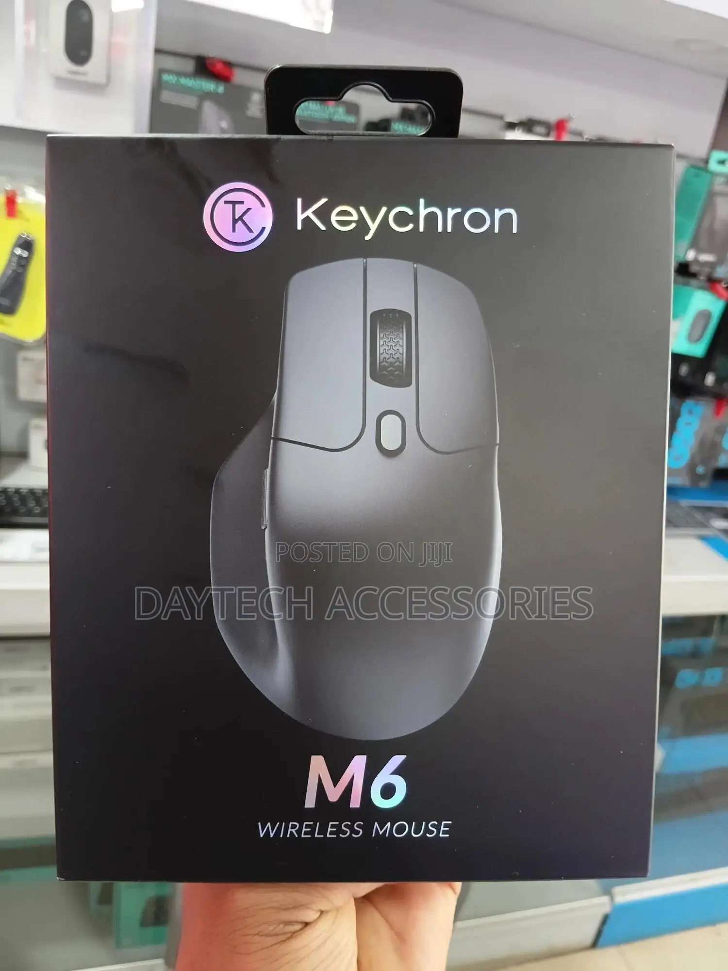 Keychron M6 Wireless Optical Mouse 2.4ghz Bluetooth - Black