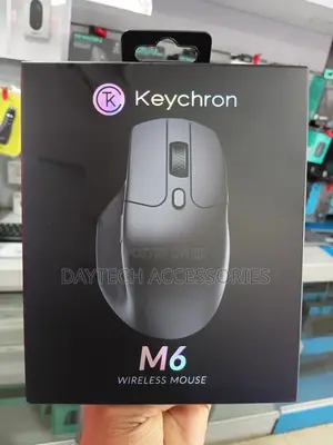 Keychron M6 Wireless Optical Mouse 2.4ghz Bluetooth - Black