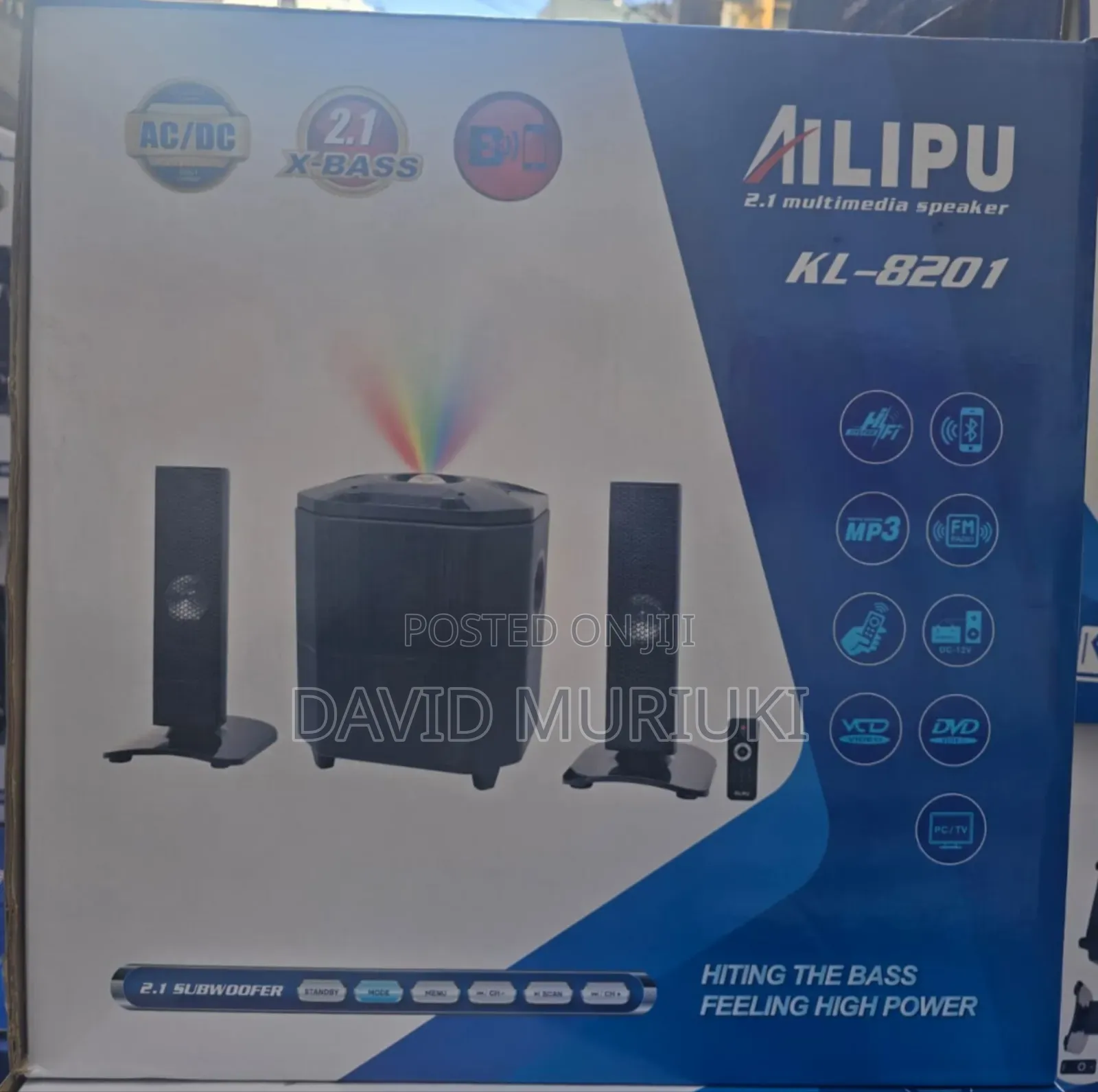 2.1ch Ailipu Mtungi Multimedia Speaker System.