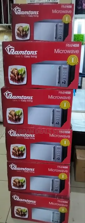 Ramtons 20 LTRS Digital Microwave Rm 458 (Silver Glass)