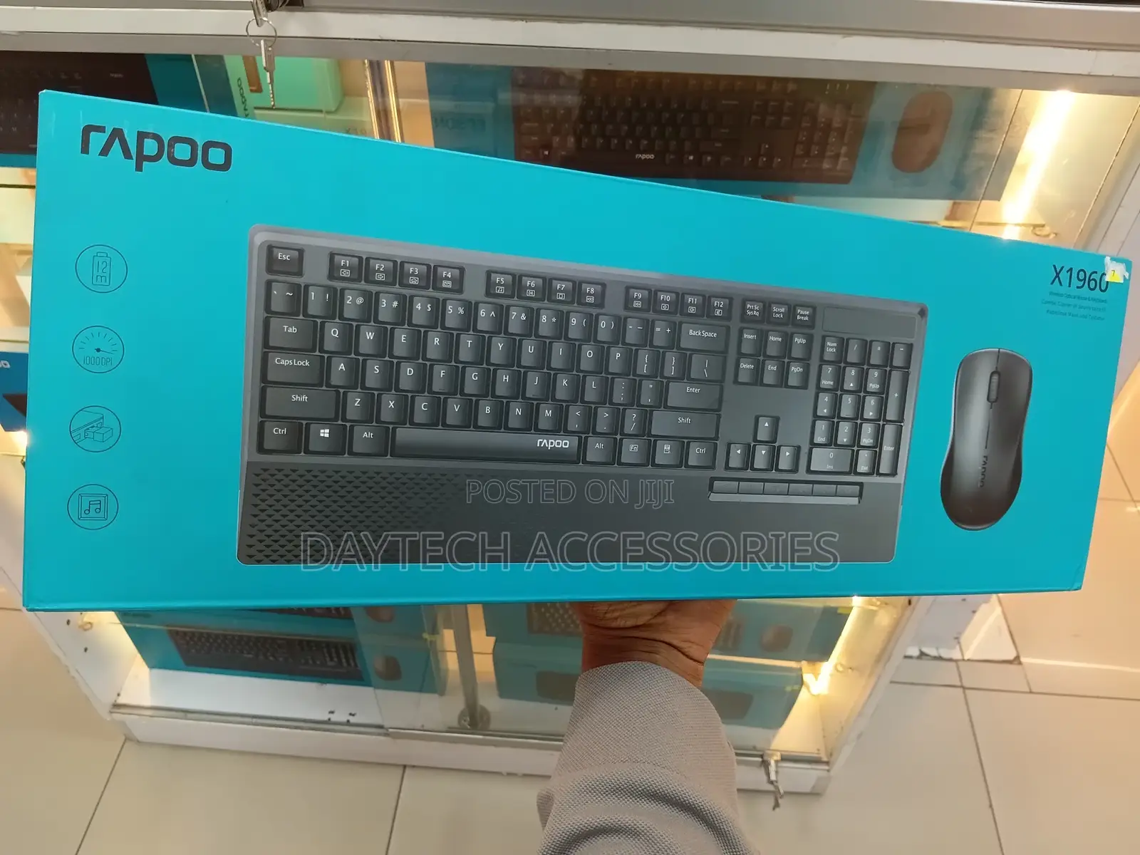 Rapoo X1960 Wireless Optical Mouse Keyboard Combo.