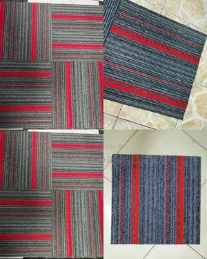 Red/Grey Office Carpets in Carpet Tiles Category