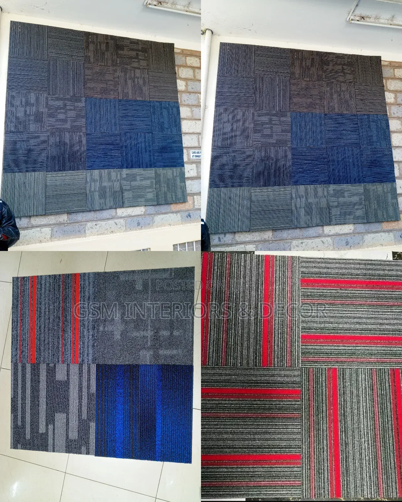 Quality Carpet Tiles 10mm With Rubber Backing