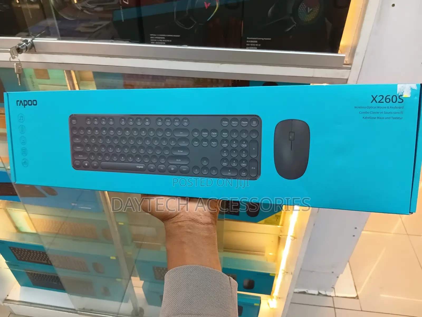 Rapoo X260s Wireless Optical Mouse and Keyboard Combo.