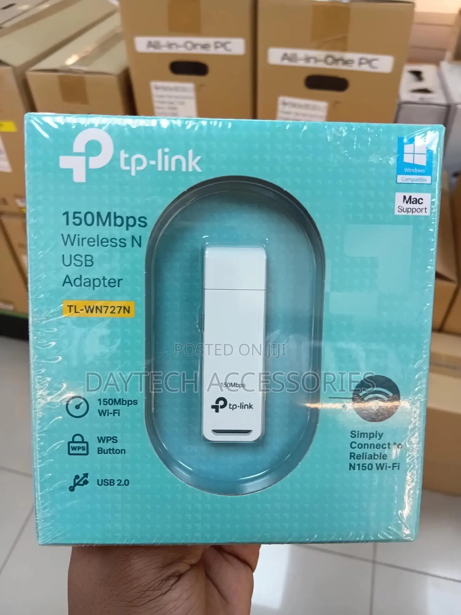 TP-Link Tl-Wn727n 150mbps Wifi USB Adapter - White